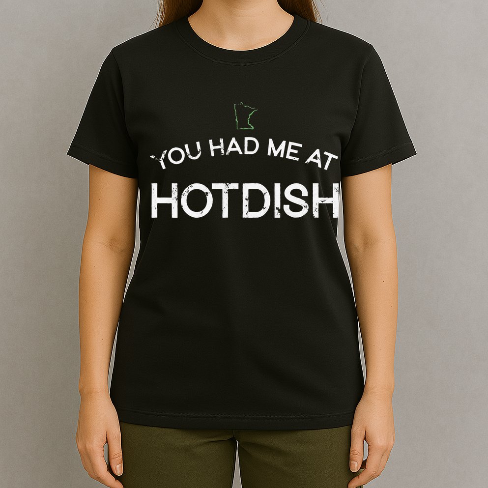 Tater Tot Wild Rice Mushroom Soup Minnesota Midwest Hotdish T-Shirt
