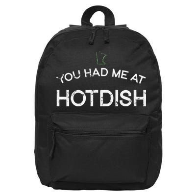Tater Tot Wild Rice Mushroom Soup Minnesota Midwest Hotdish 16 in Basic Backpack