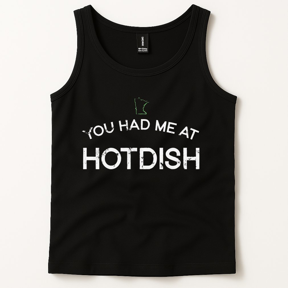 Tater Tot Wild Rice Mushroom Soup Minnesota Midwest Hotdish Tank Top