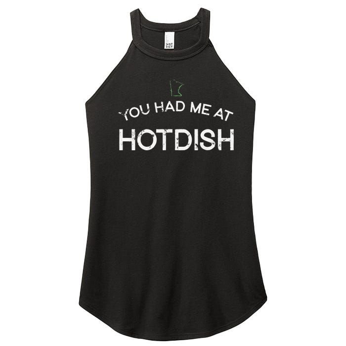 Tater Tot Wild Rice Mushroom Soup Minnesota Midwest Hotdish Women's Perfect Tri Rocker Tank