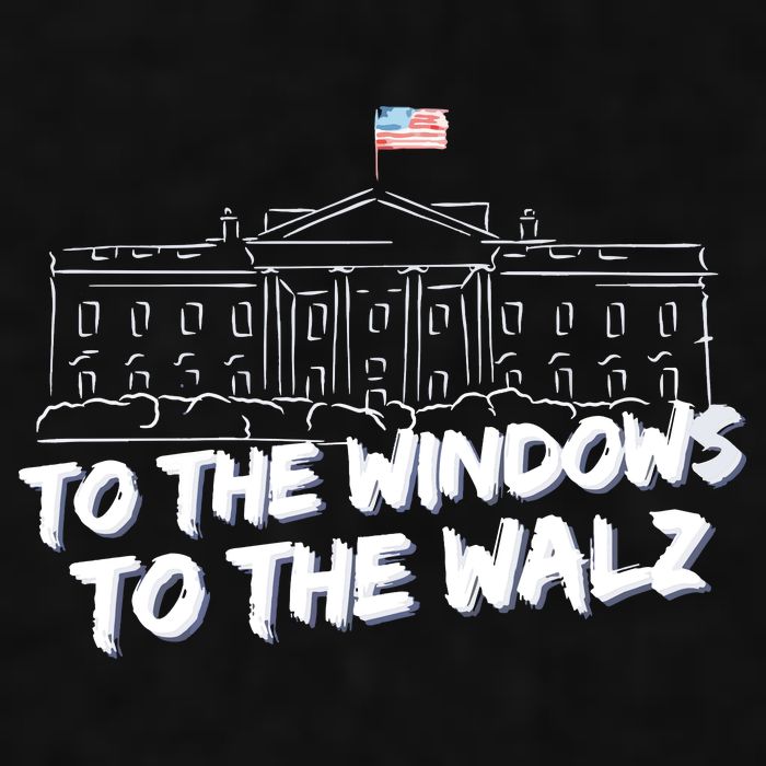 To The Windows To The Walz From The Windows To The Walz Tim Walz Ladies PosiCharge Tri-Blend Wicking Tank