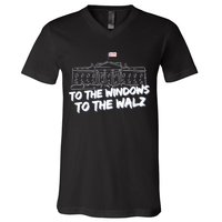 To The Windows To The Walz From The Windows To The Walz Tim Walz V-Neck T-Shirt