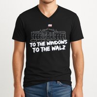 To The Windows To The Walz From The Windows To The Walz Tim Walz V-Neck T-Shirt