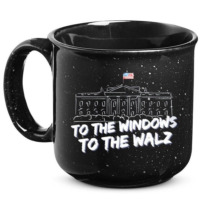 To The Windows To The Walz From The Windows To The Walz Tim Walz 15oz Campfire Ceramic Mug