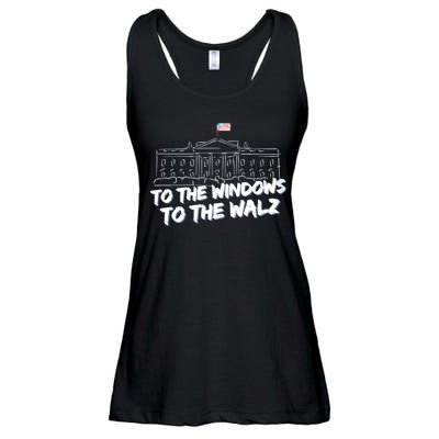 To The Windows To The Walz From The Windows To The Walz Tim Walz Ladies Essential Flowy Tank