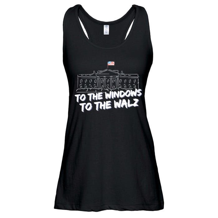 To The Windows To The Walz From The Windows To The Walz Tim Walz Ladies Essential Flowy Tank