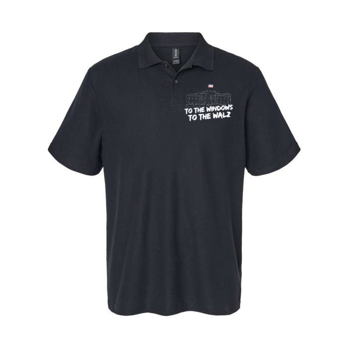 To The Windows To The Walz From The Windows To The Walz Tim Walz Softstyle Adult Sport Polo