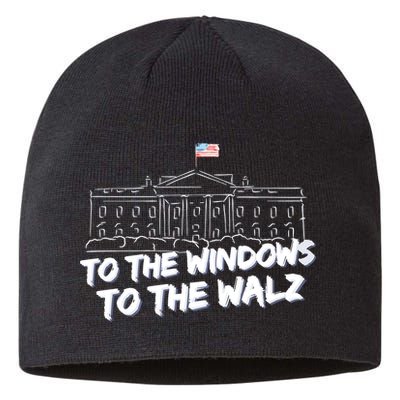 To The Windows To The Walz From The Windows To The Walz Tim Walz Sustainable Beanie