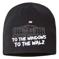 To The Windows To The Walz From The Windows To The Walz Tim Walz Sustainable Beanie