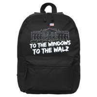 To The Windows To The Walz From The Windows To The Walz Tim Walz 16 in Basic Backpack