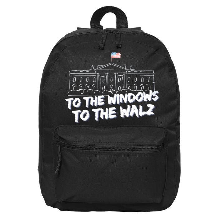 To The Windows To The Walz From The Windows To The Walz Tim Walz 16 in Basic Backpack