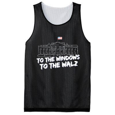 To The Windows To The Walz From The Windows To The Walz Tim Walz Mesh Reversible Basketball Jersey Tank