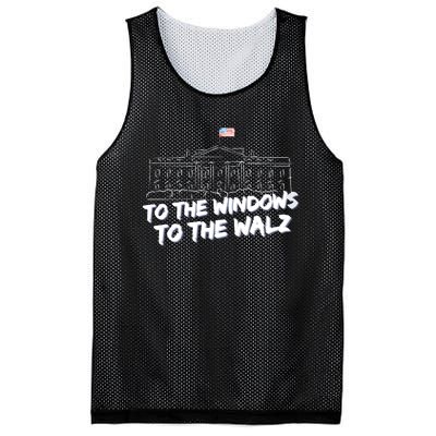 To The Windows To The Walz From The Windows To The Walz Tim Walz Mesh Reversible Basketball Jersey Tank