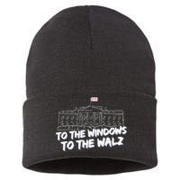 To The Windows To The Walz From The Windows To The Walz Tim Walz Sustainable Knit Beanie