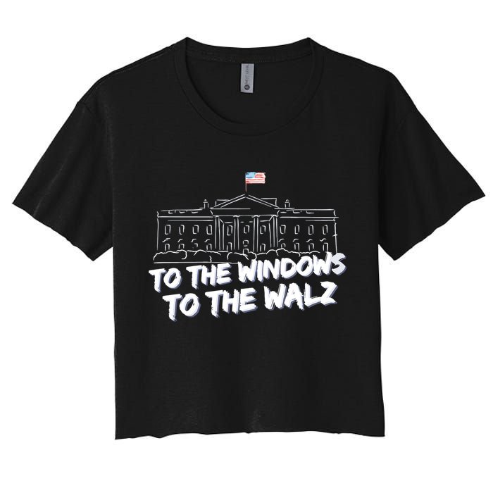 To The Windows To The Walz From The Windows To The Walz Tim Walz Crop Top