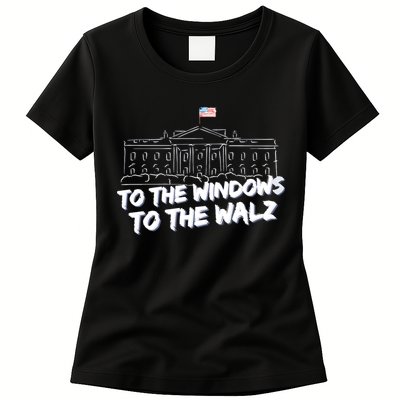 To The Windows To The Walz From The Windows To The Walz Tim Walz Womens T-Shirt