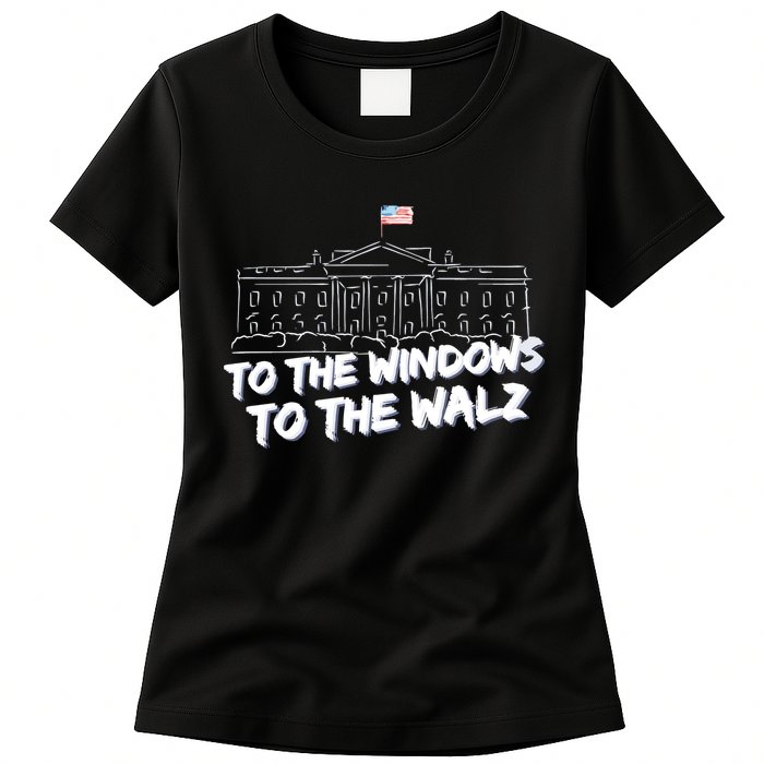 To The Windows To The Walz From The Windows To The Walz Tim Walz Womens T-Shirt