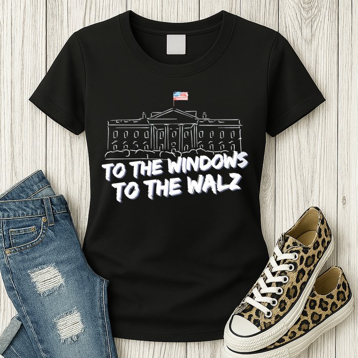 To The Windows To The Walz From The Windows To The Walz Tim Walz Womens T-Shirt