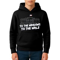 To The Windows To The Walz From The Windows To The Walz Tim Walz Kids Hoodie