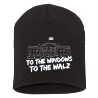 To The Windows To The Walz From The Windows To The Walz Tim Walz Short Acrylic Beanie