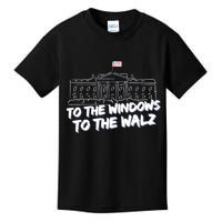 To The Windows To The Walz From The Windows To The Walz Tim Walz Kids T-Shirt