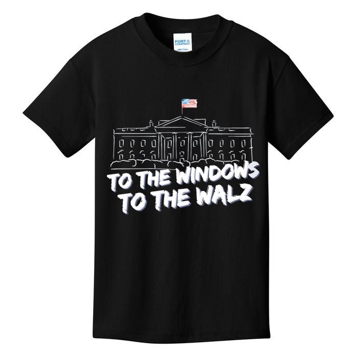 To The Windows To The Walz From The Windows To The Walz Tim Walz Kids T-Shirt