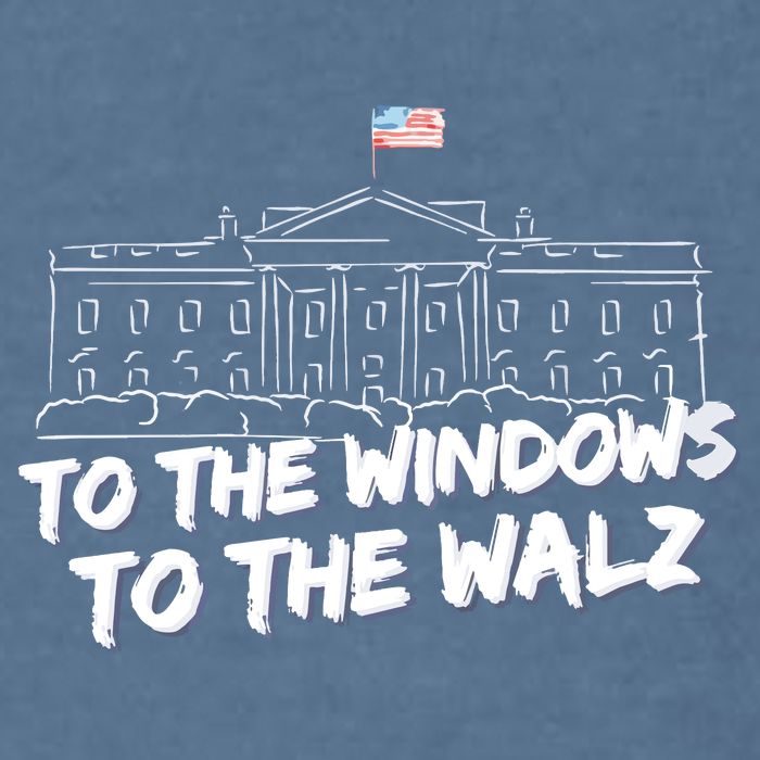 To The Windows To The Walz From The Windows To The Walz Tim Walz Garment-Dyed Sweatshirt