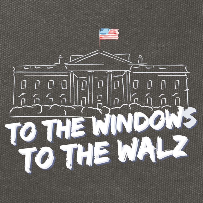 To The Windows To The Walz From The Windows To The Walz Tim Walz Cotton Canvas Backpack