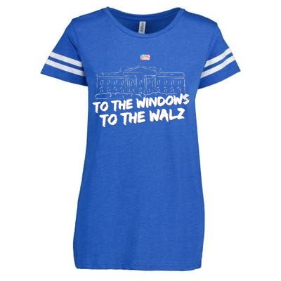 To The Windows To The Walz From The Windows To The Walz Tim Walz Enza Ladies Jersey Football T-Shirt