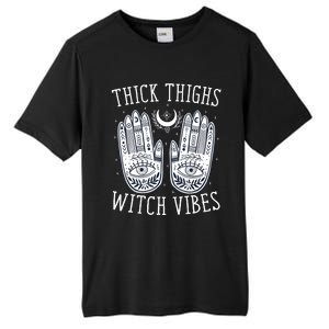 Thick Thighs Witch Vibes Halloween Tall Fusion ChromaSoft Performance T-Shirt