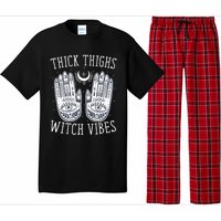 Thick Thighs Witch Vibes Halloween Pajama Set