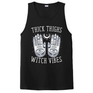 Thick Thighs Witch Vibes Halloween PosiCharge Competitor Tank