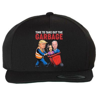 Trump Trump Won 2024 Trump 47 Team Trump Wool Snapback Cap