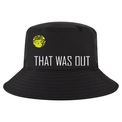 Tennis That Was Out Funny Cute Sports Gift Cool Comfort Performance Bucket Hat