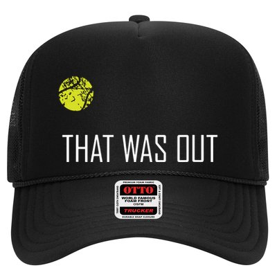Tennis That Was Out Funny Cute Sports Gift Trucker Hat