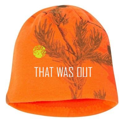 Tennis That Was Out Funny Cute Sports Gift Kati - Camo Knit Beanie