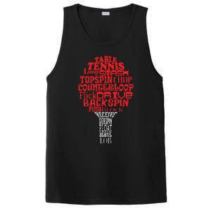 Table Tennis Word Cloud PosiCharge Competitor Tank