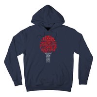 Table Tennis Word Cloud Hoodie