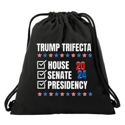 Trump Trifecta Won House Senate Presidency Republican Drawstring Bag