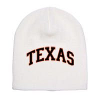 Texas Texas Women Throwback Design Classic Short Acrylic Beanie