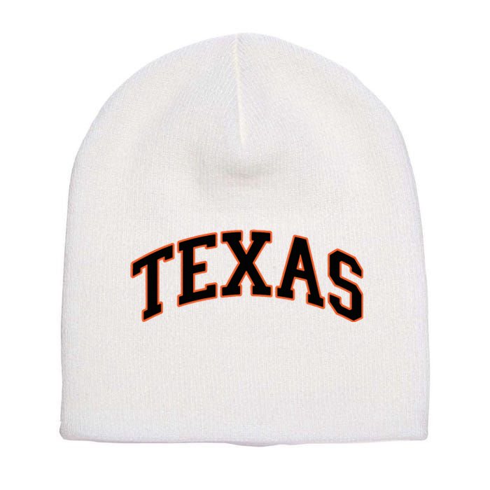 Texas Texas Women Throwback Design Classic Short Acrylic Beanie