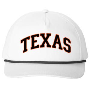 Texas Texas Women Throwback Design Classic Snapback Five-Panel Rope Hat