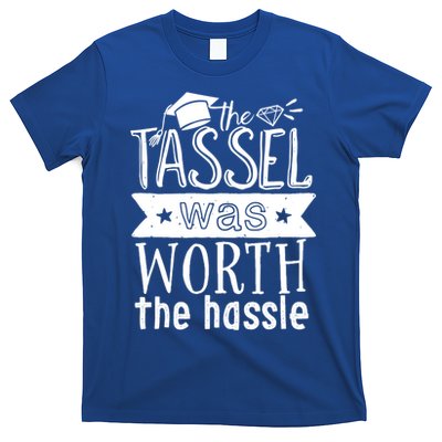 The Tassel Was Worth The Hassle Funny Graduation Day Vintage Funny Gift T-Shirt