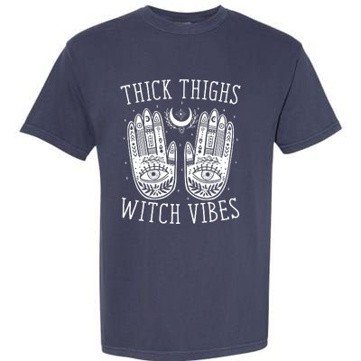 Thick Thighs Witch Vibes Garment-Dyed Heavyweight T-Shirt