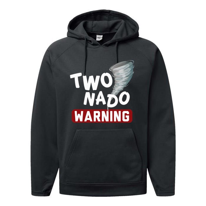 Twonado Tornado Watcher Chaser Birthday Performance Fleece Hoodie