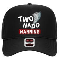 Twonado Tornado Watcher Chaser Birthday High Crown Mesh Back Trucker Hat