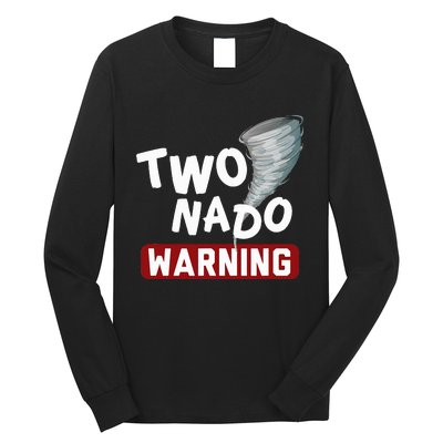 Twonado Tornado Watcher Chaser Birthday Long Sleeve Shirt