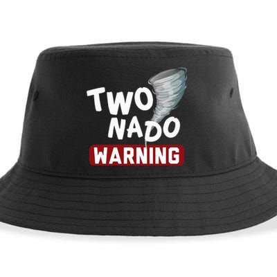 Twonado Tornado Watcher Chaser Birthday Sustainable Bucket Hat