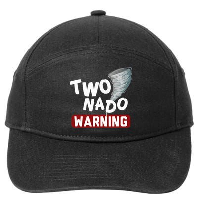 Twonado Tornado Watcher Chaser Birthday 7-Panel Snapback Hat