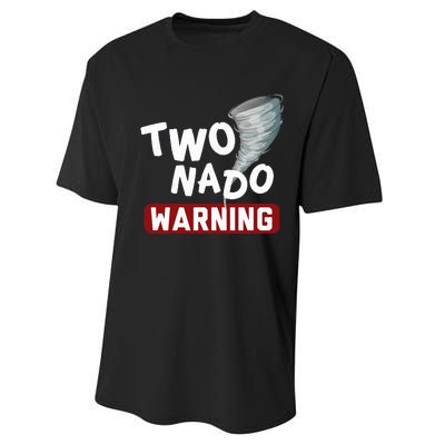 Twonado Tornado Watcher Chaser Birthday Performance Sprint T-Shirt